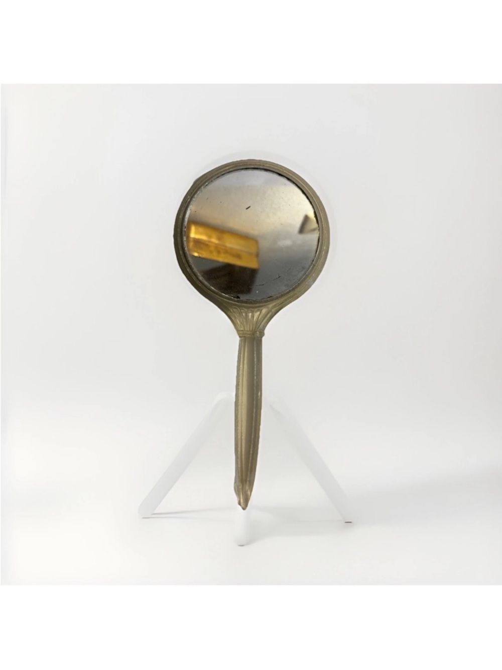 Vintage Handheld Mirror-Acrylic Clear